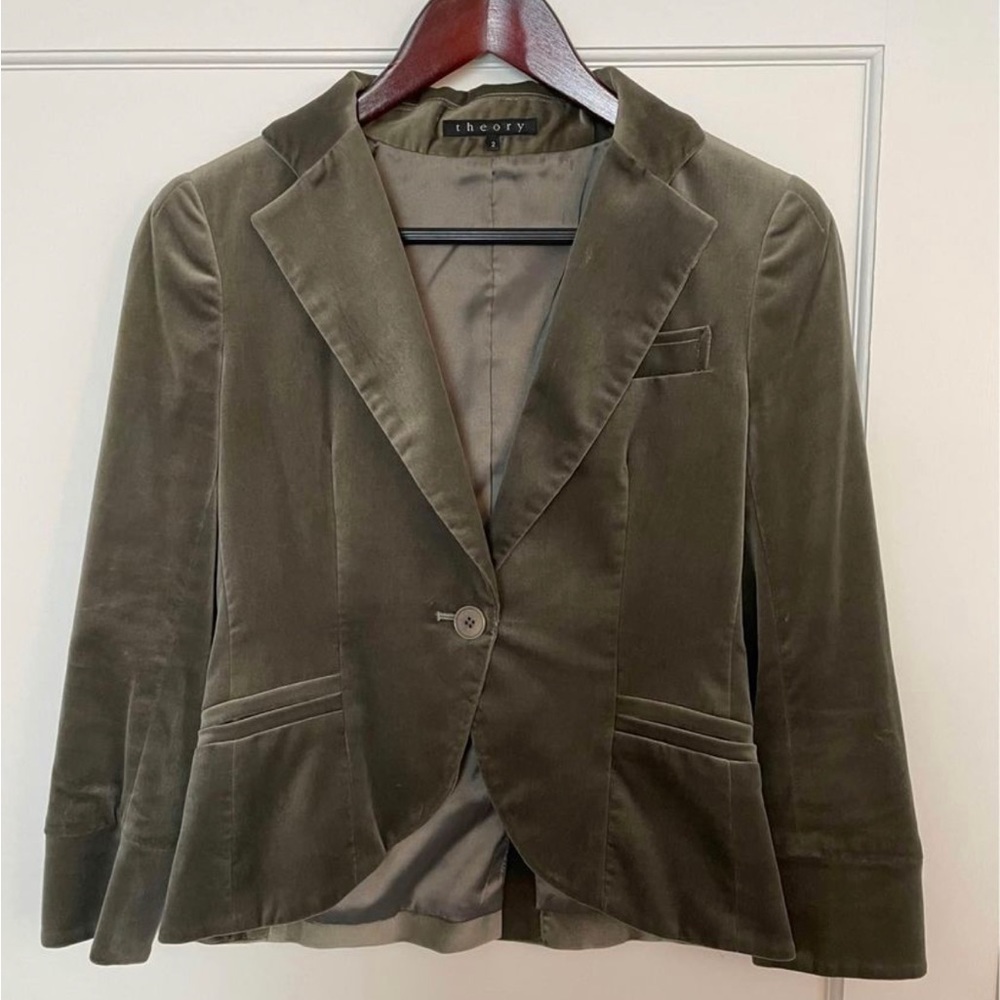Theory velvet Blazer
